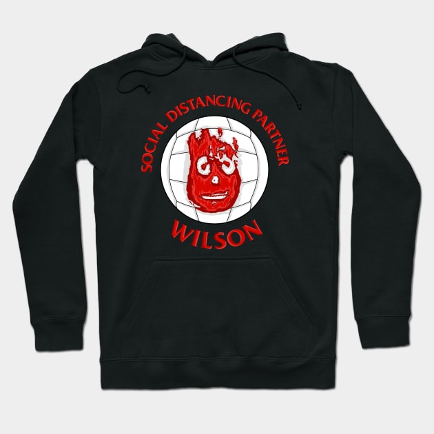 wilson social distancing partner Hoodie by opoyostudio